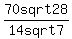 70+sqrt+28%2F14+sqrt+7
