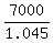 7000%2F1.045
