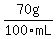 70g%2F100mL%29%2A500mL=highlight%28350g%29