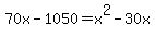70x-1050=x%5E2-30x