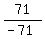 71%2F%28-71%29
