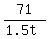 71%2F%281.5t%29