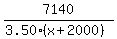 7140%2F%283.50%2A%28x%2B2000%29%29