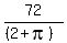 72%2F%28%282%2Bpi%29%29