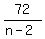 72%2F%28n-2%29