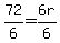 72%2F6=6r%2F6