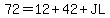 72=12%2B42%2BJL