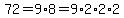 72=9%2A8=9%2A2%2A2%2A2