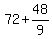 72+%2B+48%2F9