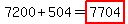 7200%2B504=highlight%287704%29