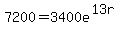 7200=3400e%5E%2813r%29
