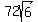 72sqrt%286%29