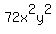 72x%5E2y%5E2
