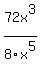 72x%5E3%2F8x%5E5