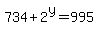 734%2B2%5Ey=995
