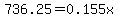 736.25+=+0.155x
