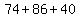 74%2B86%2B40