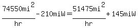 74550mi%5E2%2Fhr-210miW=51475mi%5E2%2Fhr%2B145miW