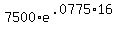 7500%2Ae%5E%28.0775%2A16%29