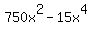 750x%5E2-15x%5E4
