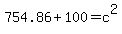 754.86%2B100=c%5E2