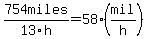 754miles%2F13h=58%28mil%2Fh%29