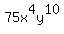 75x%5E4y%5E10+