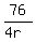 76%2F%284r%29