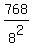768%2F8%5E2
