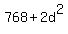 768+%2B+2d%5E2