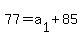 77=a%5B1%5D%2B85