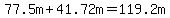 77.5m%2B41.72m=119.2m