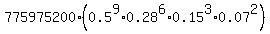 775975200%2A%280.5%5E9%2A0.28%5E6%2A0.15%5E3%2A0.07%5E2%29