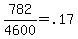 782%2F4600=.17