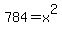 784=x%5E2