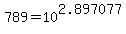789+=+10%5E2.897077