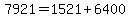 7921=1521%2B6400