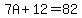 7A+%2B+12+=+82