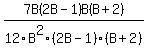 7B%282B-1%29B%28B%2B2%29%2F12B%5E2%282B-1%29%28B%2B2%29