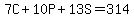 7C%2B10P%2B13S=314