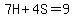 7H%2B4S=9.00