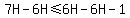 7H-6H%3C=6H-6H-1