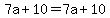7a%2B10=7a%2B10