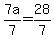 7a%2F7+=+28%2F7