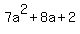 7a%5E2%2B8a%2B2