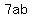 7ab