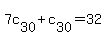 7c%5B30%5D%2Bc%5B30%5D=32