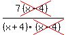 7cross%28%28x-4%29%29%2F%28x%2B4%29cross%28%28x-4%29%29