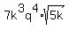 7k%5E3q%5E4%2Asqrt%285k%29