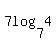 7log%287%2C4%29